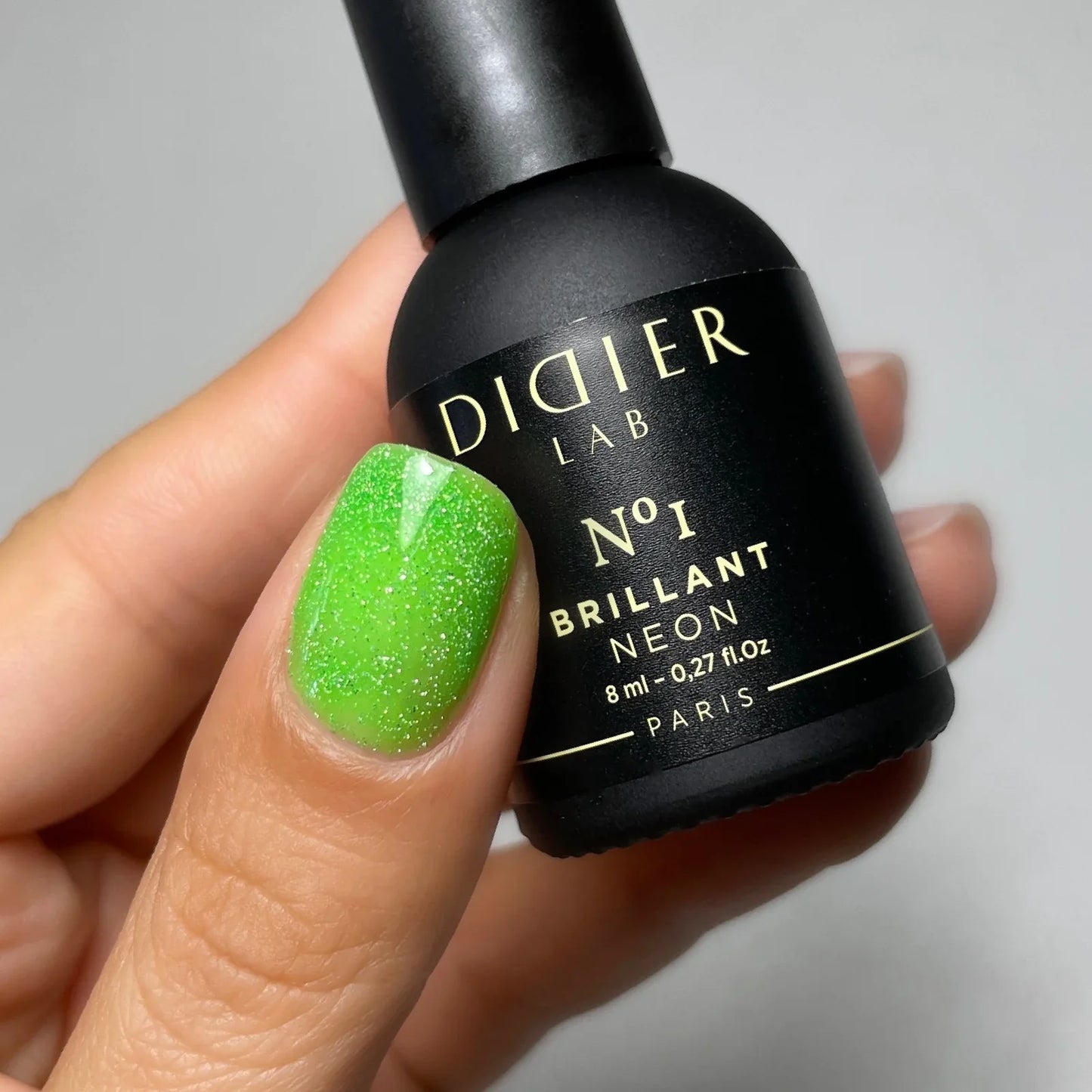 Gel Polish Brillant NEON, Didier Lab, No. 1, 8 ml (HEMA & TPO Free)