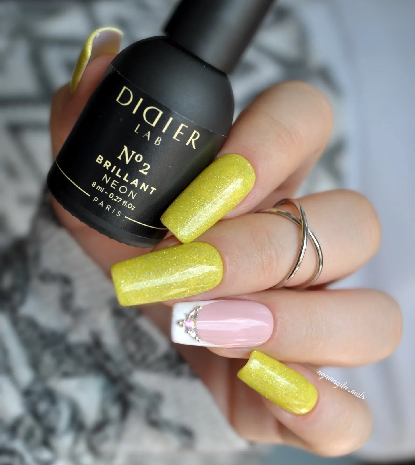 Gel Polish Brillant NEON, Didier Lab, No. 2, 8 ml (HEMA & TPO Free)