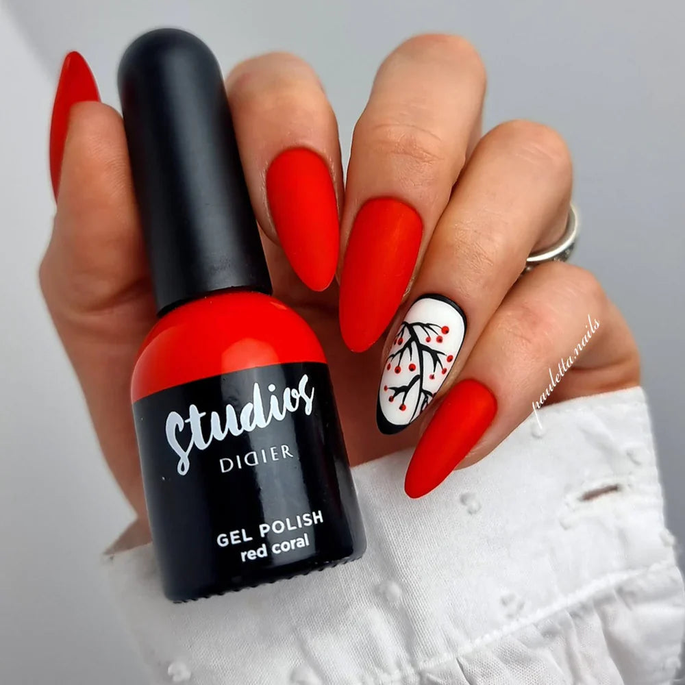 Didier Lab Gel Polish Studios in Red Coral, 8 ml