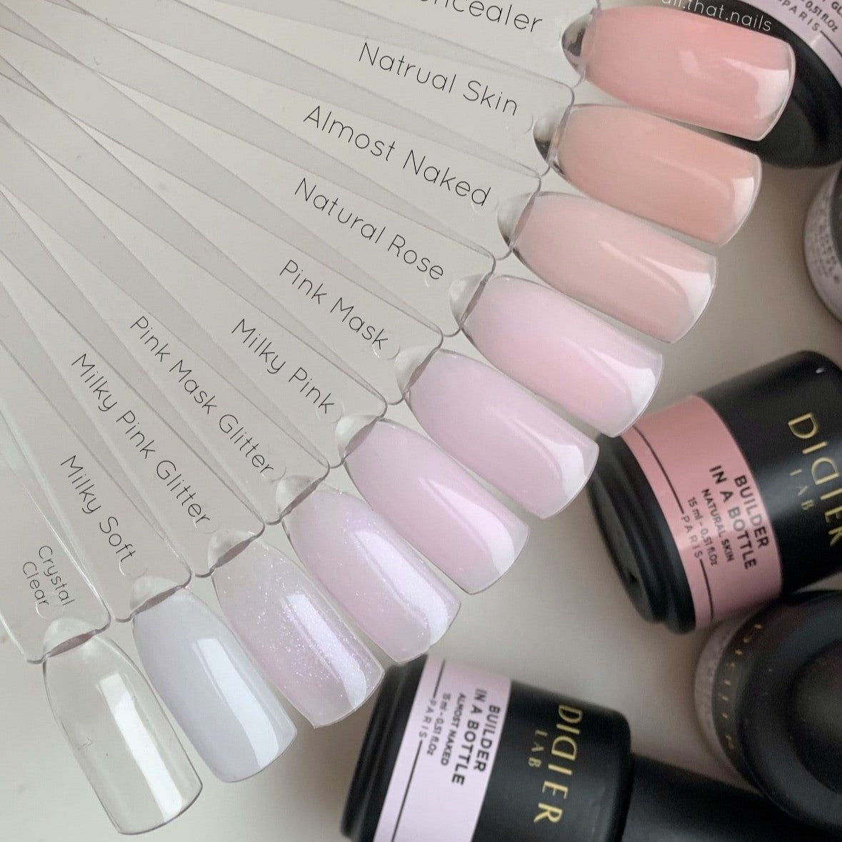 Didier Lab Builder Gel In a Bottle Almost Naked 15ml