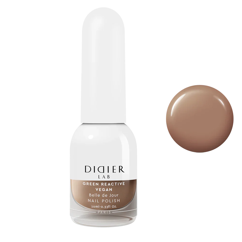 Green Reactive Vegan Nail Polish, Didier Lab, Belle De Jour, 10 ml