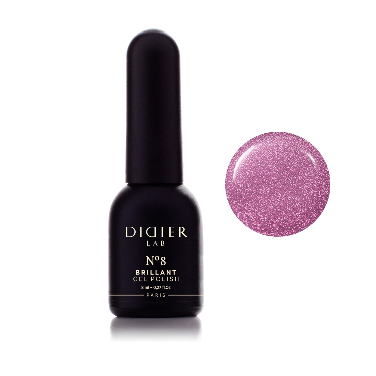 Gel Polish Brillant, Didier Lab, No. 8, 8 ml