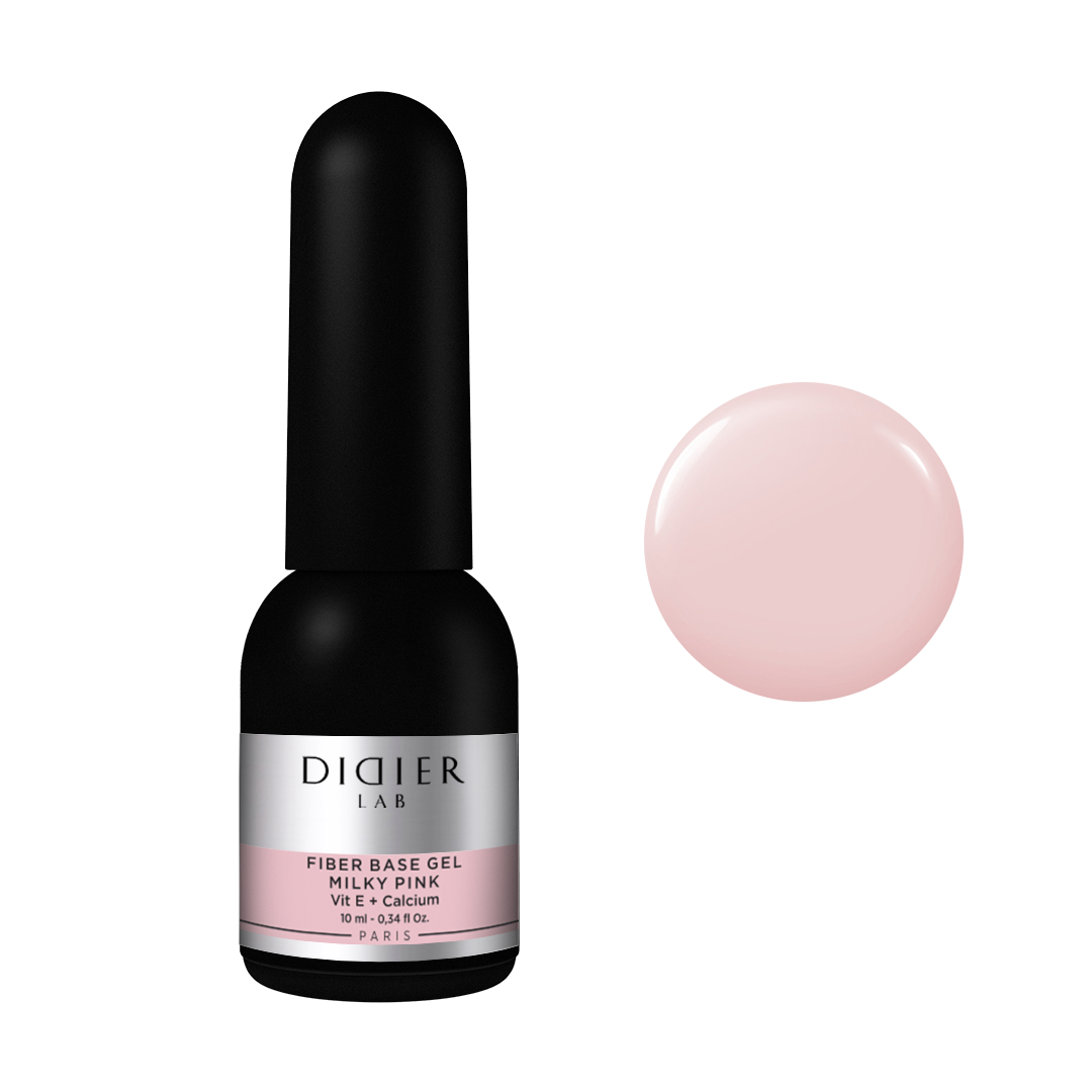 Smart Fiber Base Coat, Didier Lab, Milky Pink, 10 ml