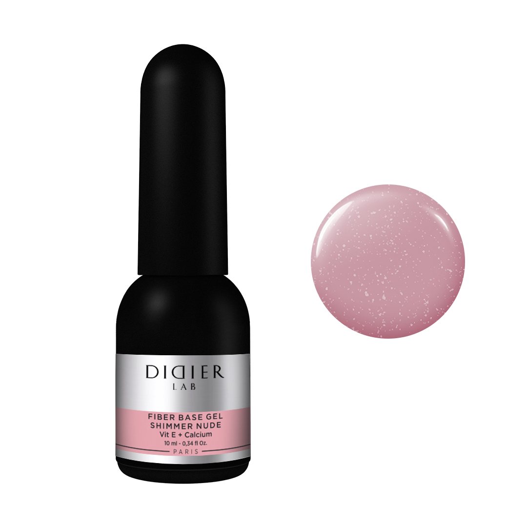 Smart Fiber Base Coat, Didier Lab, Shimmer Nude, 10 ml