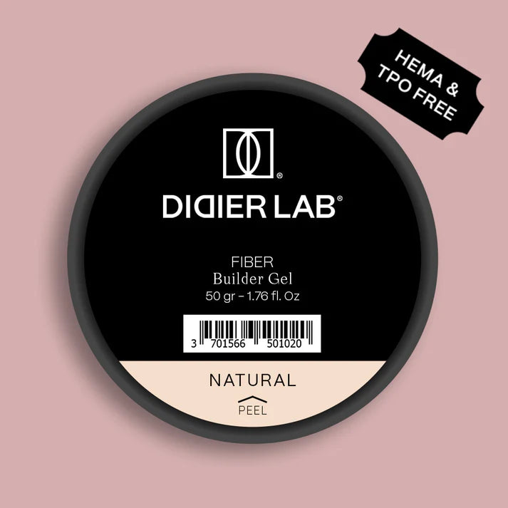 Didier Lab Fiber Builder Gel for Nail Extensions in Natural