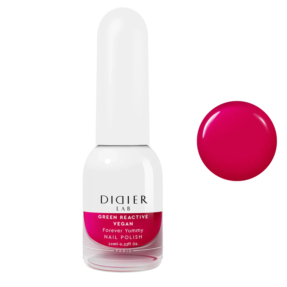 Green Reactive Vegan Nail Polish, Didier Lab, Forever Yummy, 10 ml