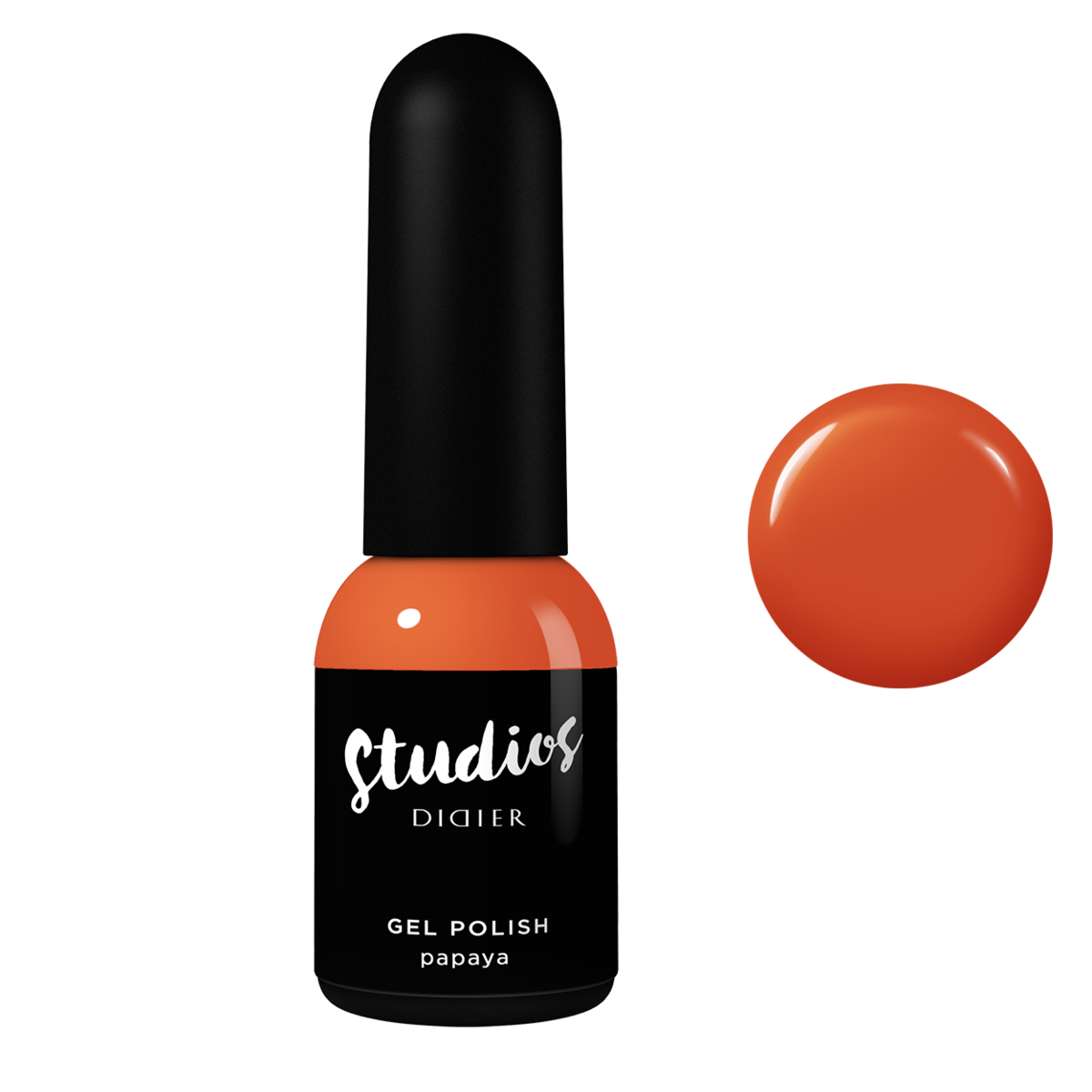 Didier Lab Gel Polish Studios in Papaya, 8 ml (TPO Free)