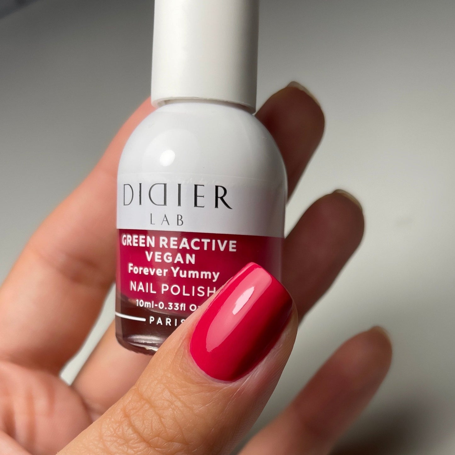 Green Reactive Vegan Nail Polish, Didier Lab, Forever Yummy, 10 ml
