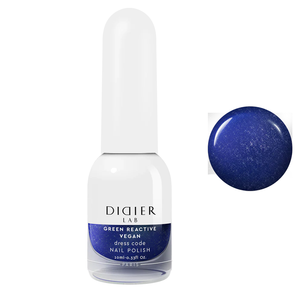 Green Reactive Vegan Nail Polish, Didier Lab, Dress Code, 10 ml