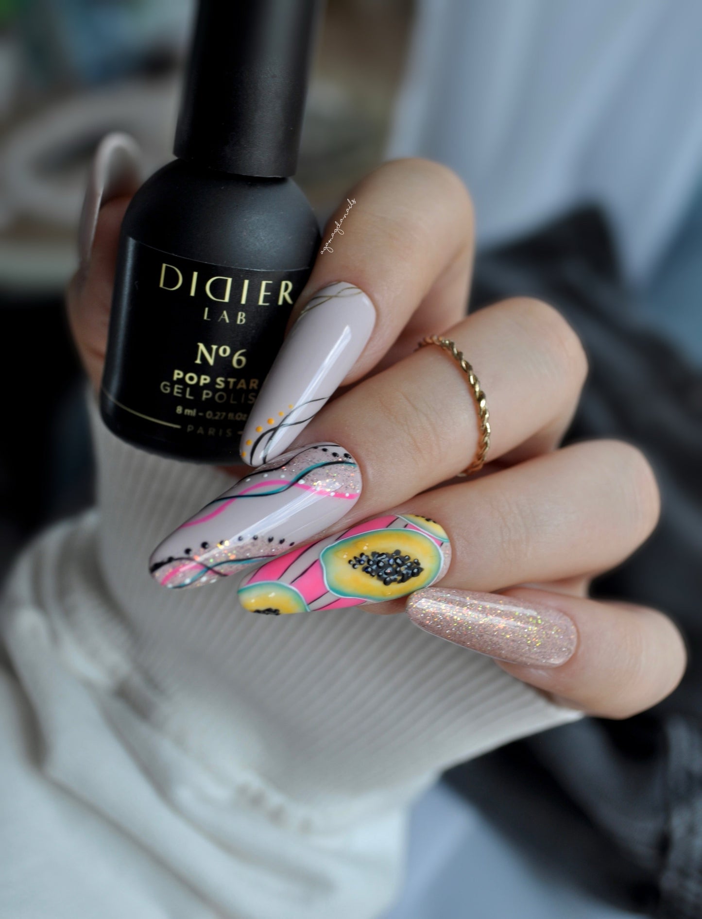 Gel Polish POP Star, Didier Lab, No. 6, 8 ml