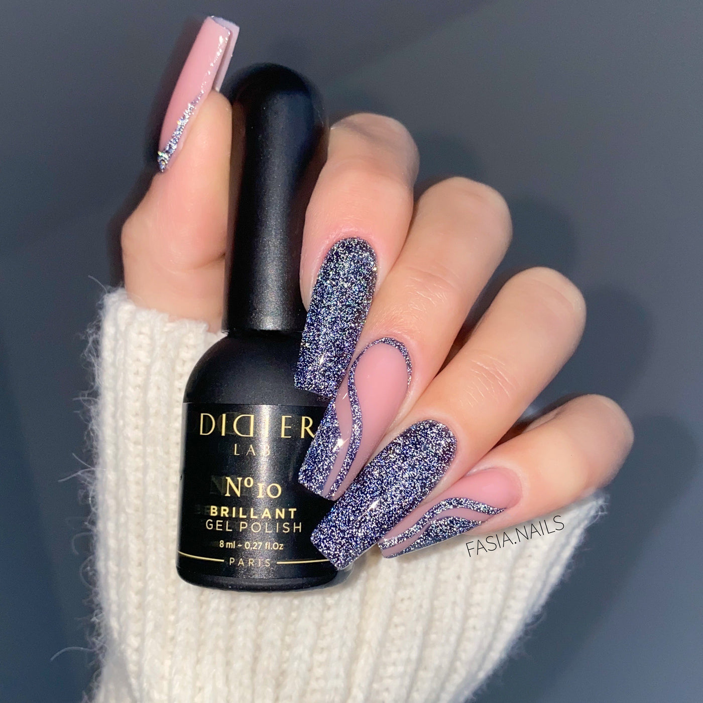 Didier Lab Gel Polish Brillant in No. 10, 8 ml (HEMA & TPO FREE)