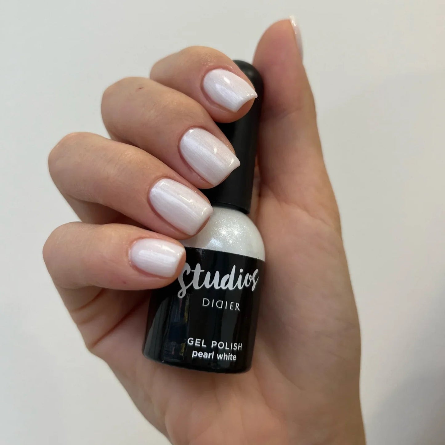 Didier Lab Gel Polish Studios in Pearl White, 8 ml (TPO Free)
