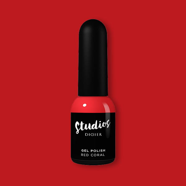 Didier Lab Gel Polish Studios in Red Coral, 8 ml