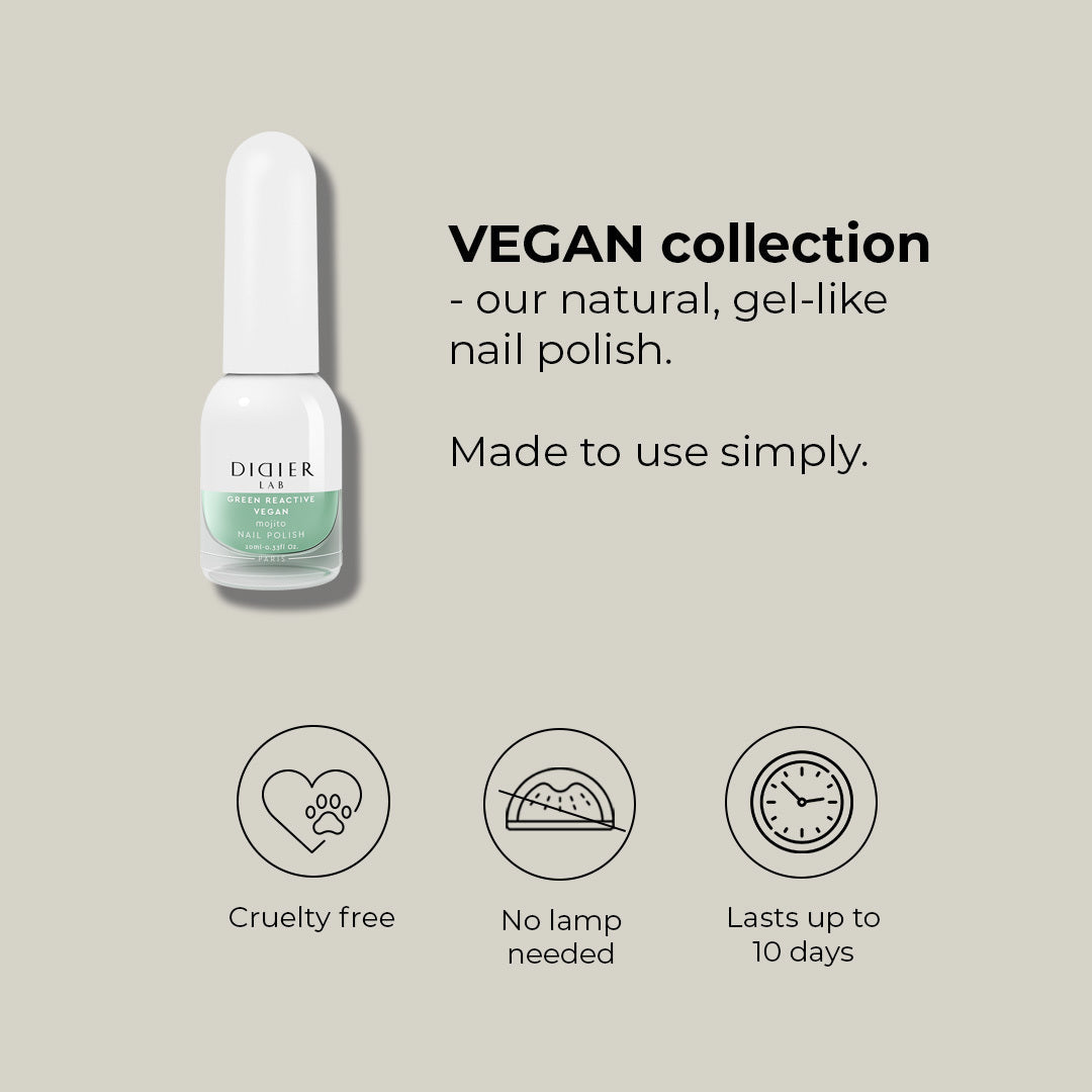 Vegan Classic Nail Polish Colours (No UV Lamp)