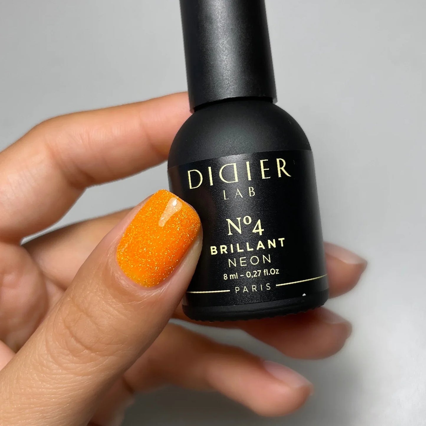 Gel Polish Brillant NEON, Didier Lab, No. 4, 8 ml (HEMA & TPO Free)