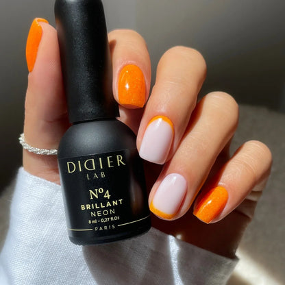 Gel Polish Brillant NEON, Didier Lab, No. 4, 8 ml (HEMA & TPO Free)