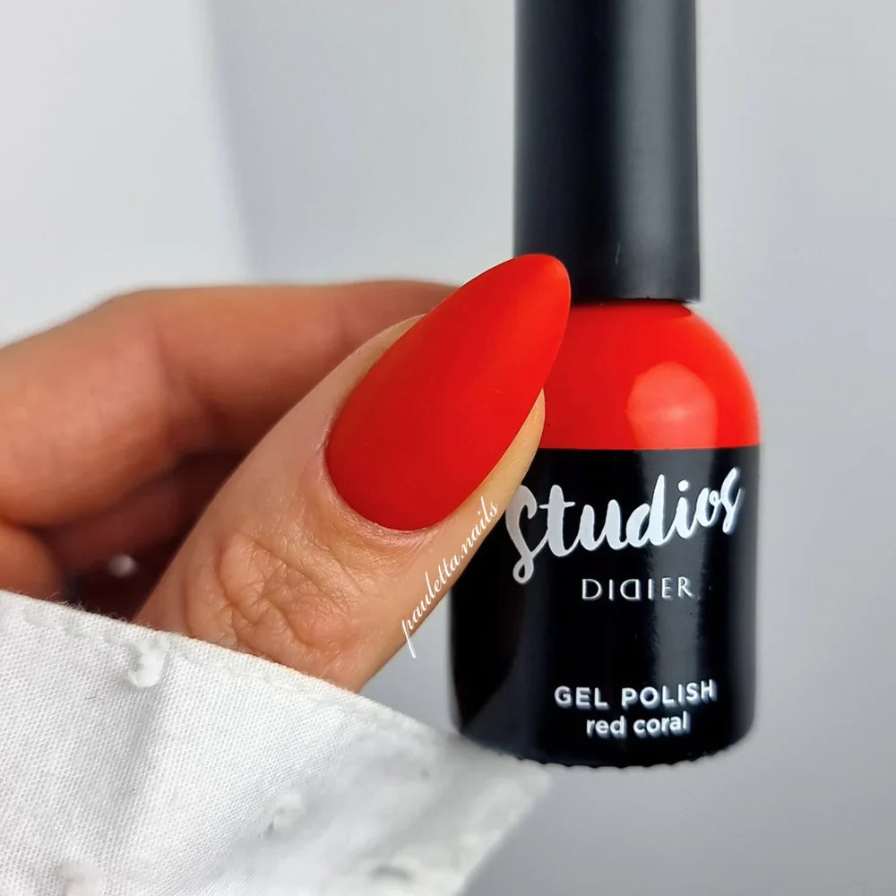 Didier Lab Gel Polish Studios in Red Coral, 8 ml