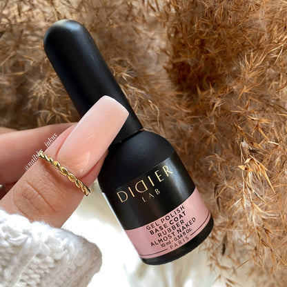 Didier Lab Gel Polish Rubber Base Coat in Almost Naked 10 ml
