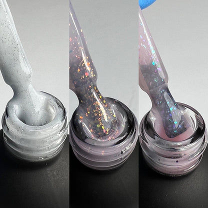 Gel Polish Rubber Base Foil Powder Pink 10 ml