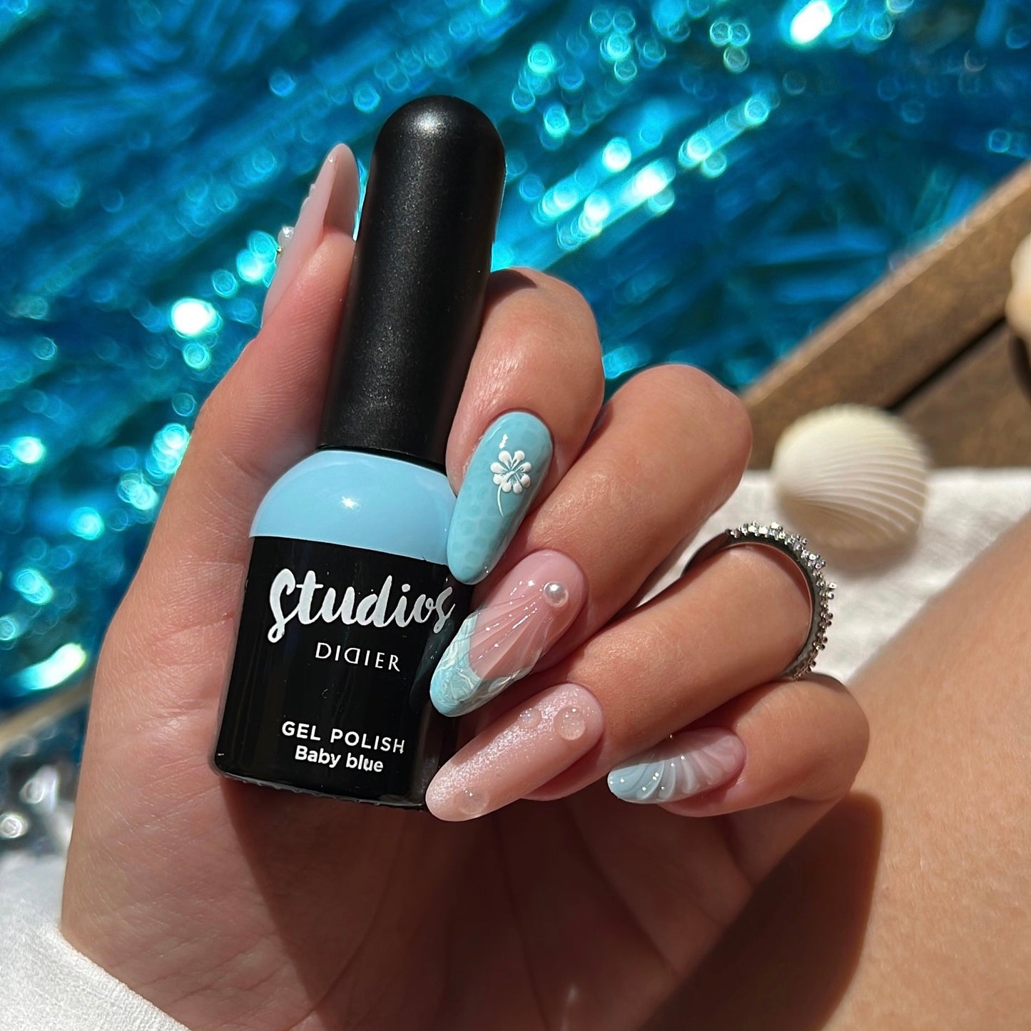 Didier Lab Studios Gel Polish in Baby Blue 8 ml (TPO Free)