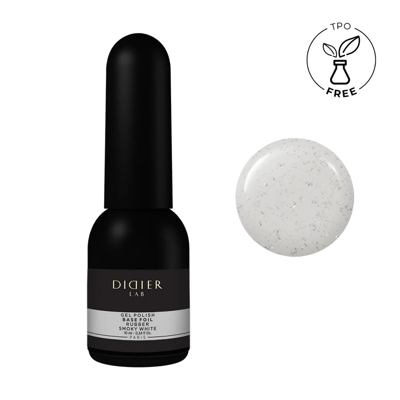 Gel Polish Rubber Base Foil Smoky White 10ml (TPO Free)