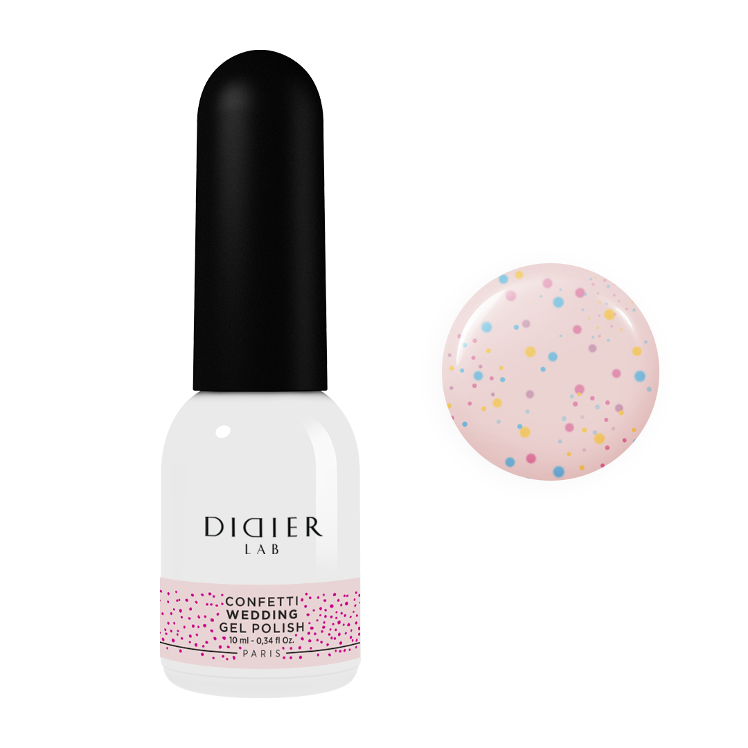 Gel Polish Confetti, Didier Lab, Weding