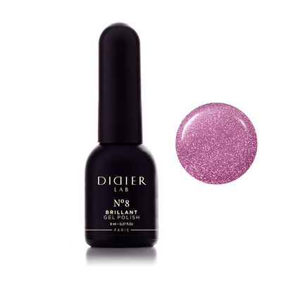 Gel Polish Brillant, Didier Lab, No. 8, 8 ml