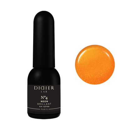 Gel Polish Brillant NEON, Didier Lab, No. 4, 8 ml (HEMA & TPO Free)