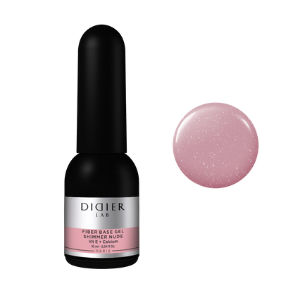 Smart Fiber Base Coat, Didier Lab, Shimmer Nude, 10 ml