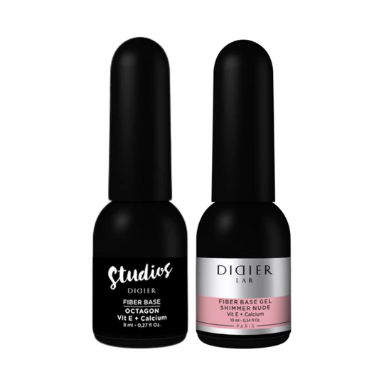 Fiber base Octagon and Shimmer Nude