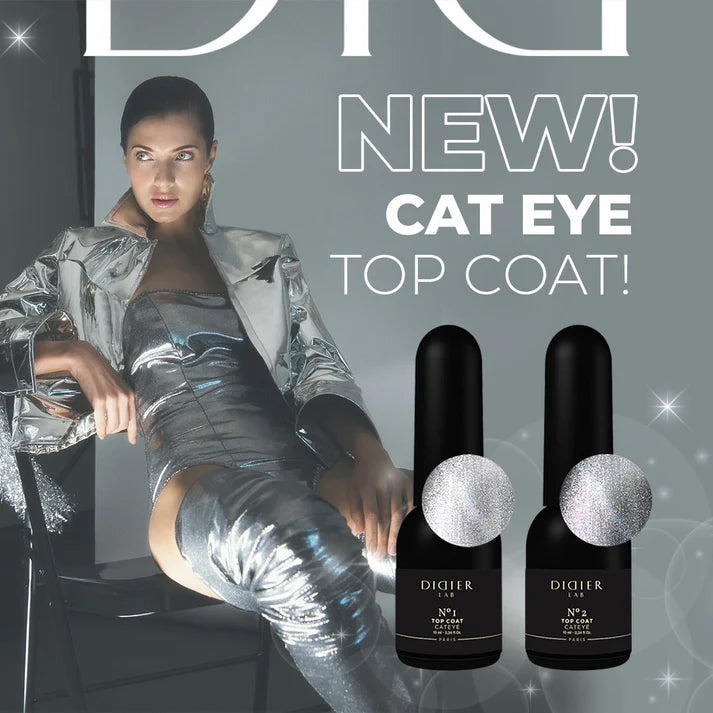 Gel Polish Top Coat No Wipe, Didier Lab, Cat Eye, No. 1