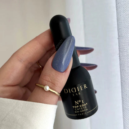 Gel Polish Top Coat No Wipe, Didier Lab, Cat Eye, No. 1