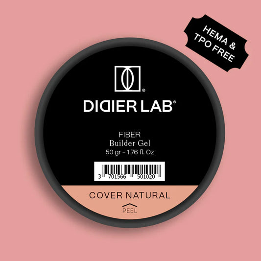 Didier Lab Fiber Builder Gel for Nail Extensions in Cover Natural