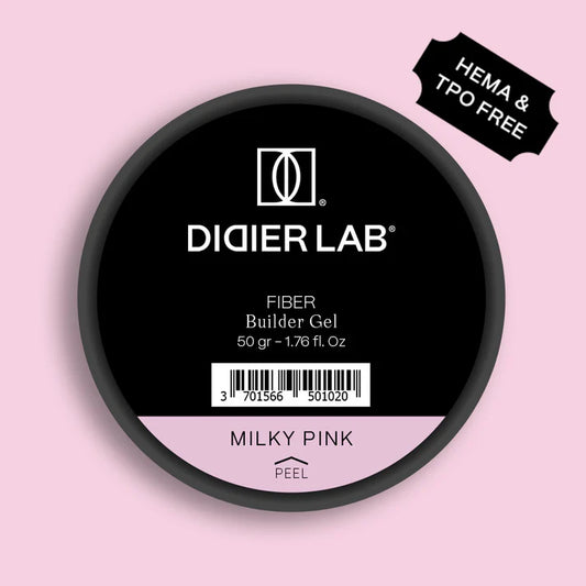 Didier Lab Fiber Builder Gel in Milky Pink 50grams (HEMA & TPO Free)