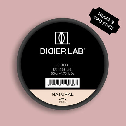 Didier Lab Fiber Builder Gel for Nail Extensions in Natural