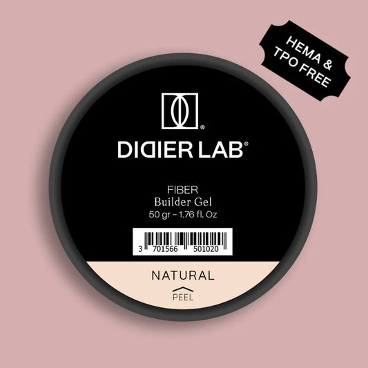 Didier Lab Fiber Builder Gel for Nail Extensions in Natural