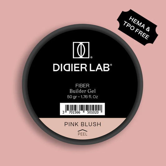 Didier Lab Fiber Builder Gel for Nail Extensions in Pink Blush Colour