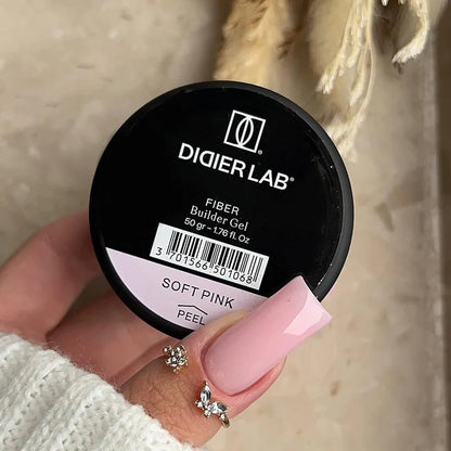 Didier Lab Fiber Builder Gel in Soft Pink 50grams (HEMA & TPO Free)