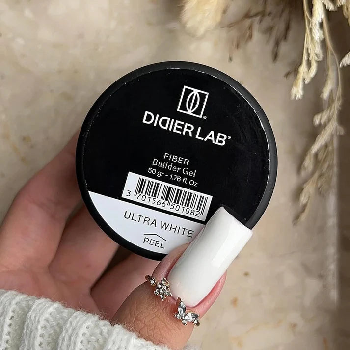 Didier Lab Fiber Builder Gel in Ultra White 50grams (HEMA & TPO Free)