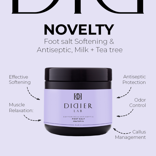 Didier Lab Softening and Antiseptic Foot Salt with Tea Tree Extract 450grams