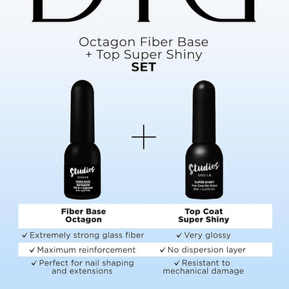 Fiber Base Coat Octagon, Studios Didier Lab, 8 ml