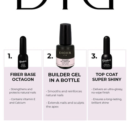 Didier Lab Builder Gel In a Bottle Milky Pink 15ml