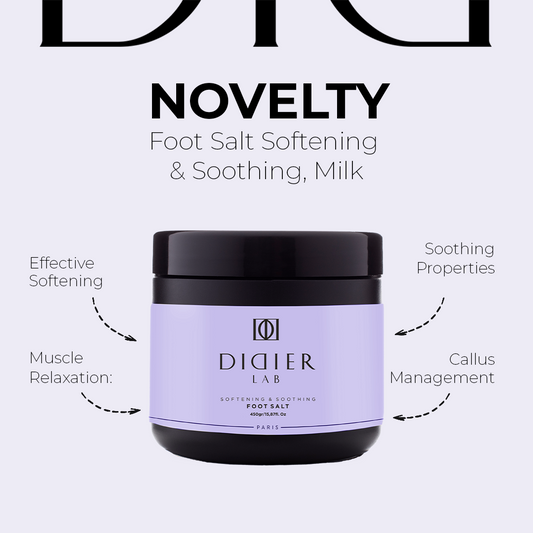 Didier Lab Softening and Soothing Foot Salt in Natural Milk 450grams
