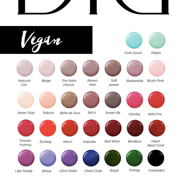 Vegan Nail Polish Colours