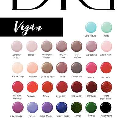 Vegan Nail Polish Colours