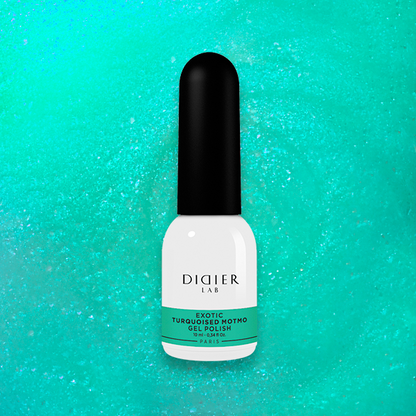 Didier Lab Gel Polish Exotic in Turquoised Motmo, 10 ml