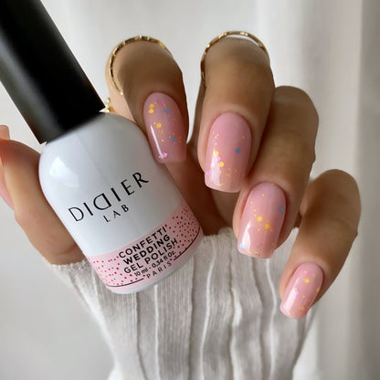 Gel Polish Confetti, Didier Lab, Weding