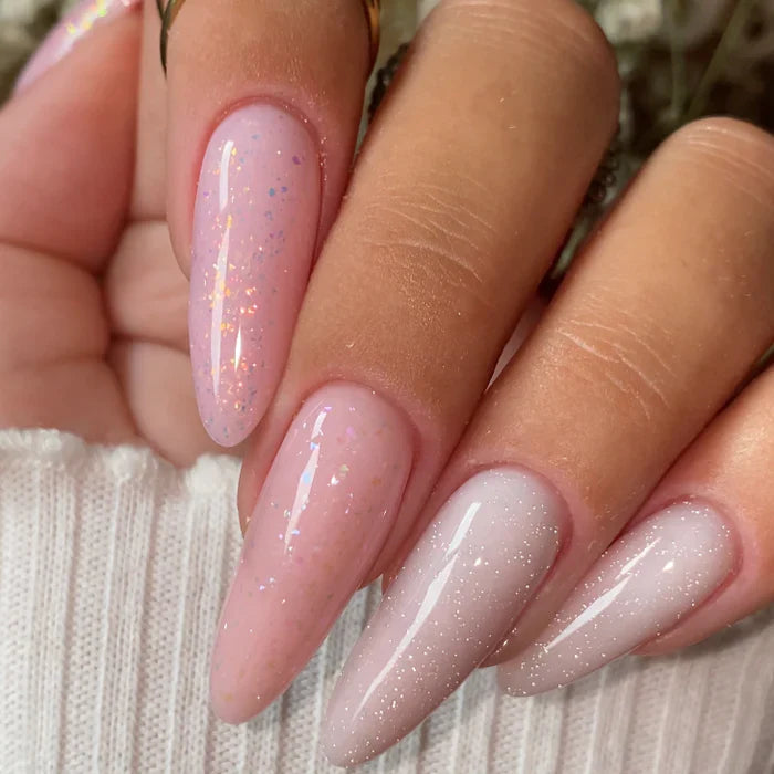 Gel Polish Rubber Base Foil Powder Pink 10 ml