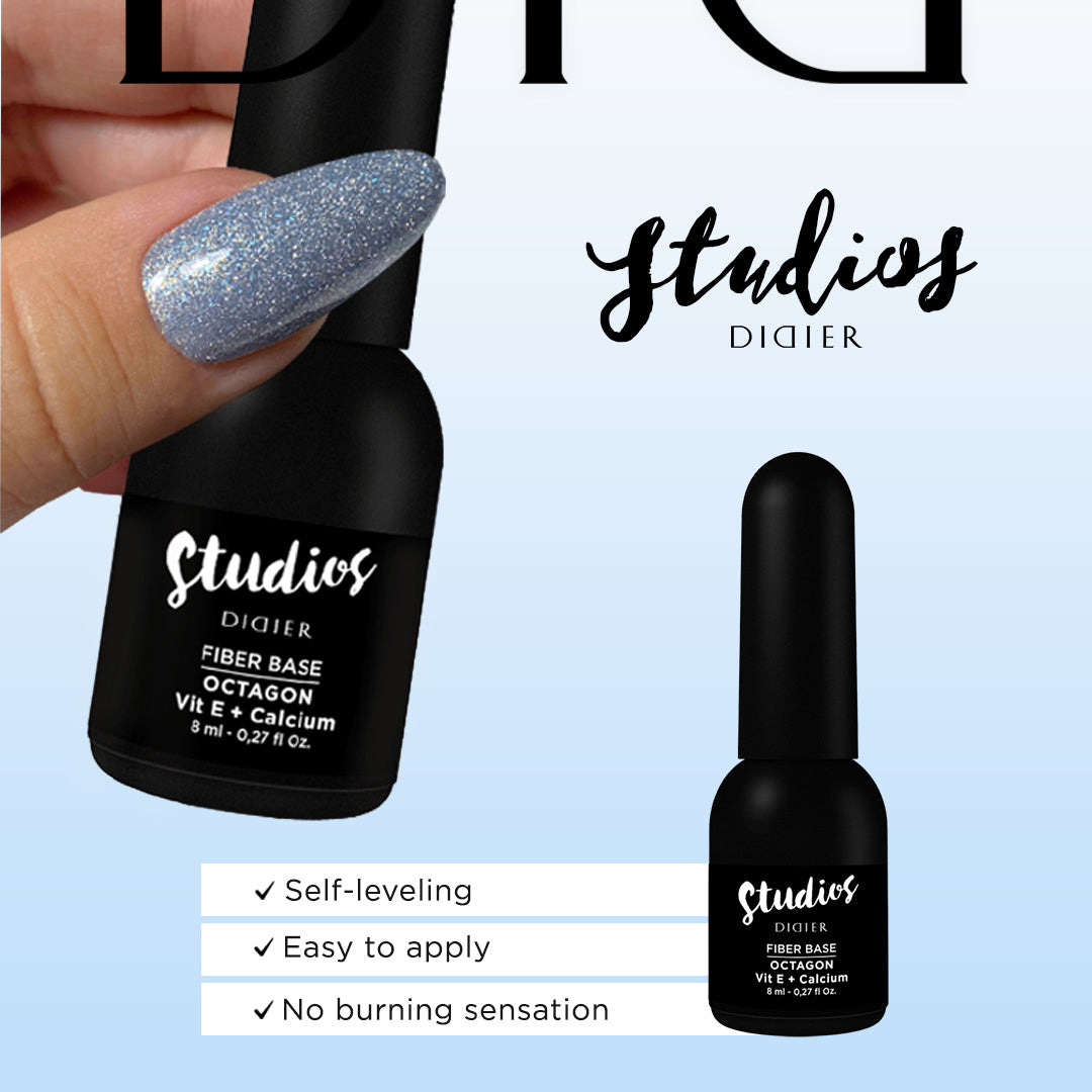 Fiber Base Coat Octagon, Studios Didier Lab, 8 ml