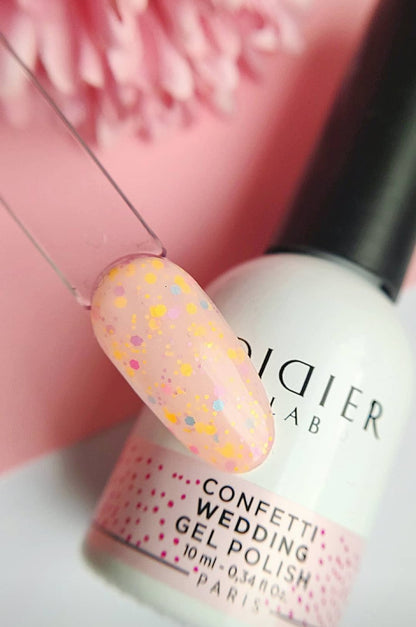 Gel Polish Confetti, Didier Lab, Weding